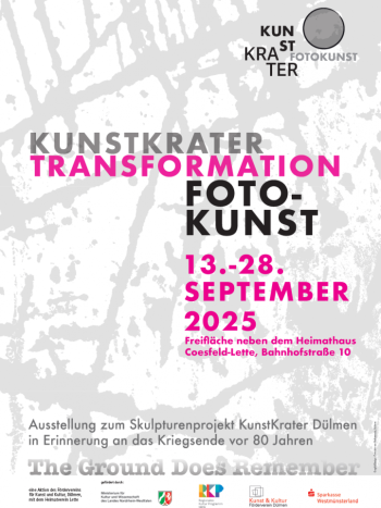 Plakat Fotoausstellung Kunstkrater