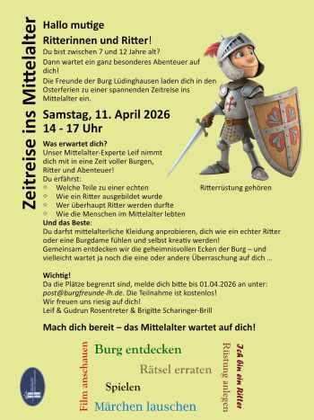 Flyer Reise ins Mittelater 2026