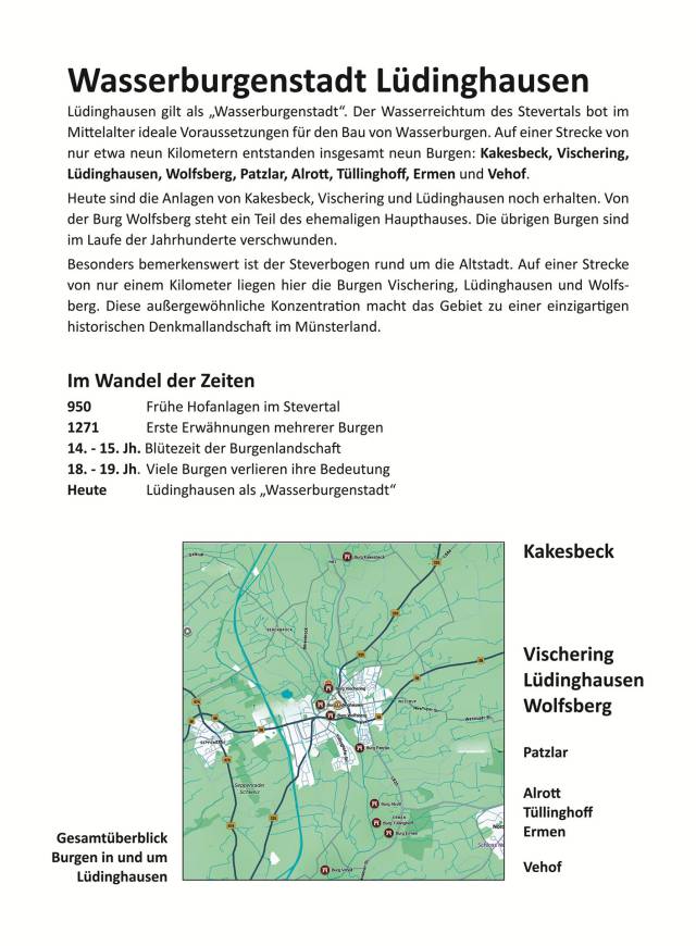 00_Wasserburgenstadt Lüdinghausen mit allen Burgen