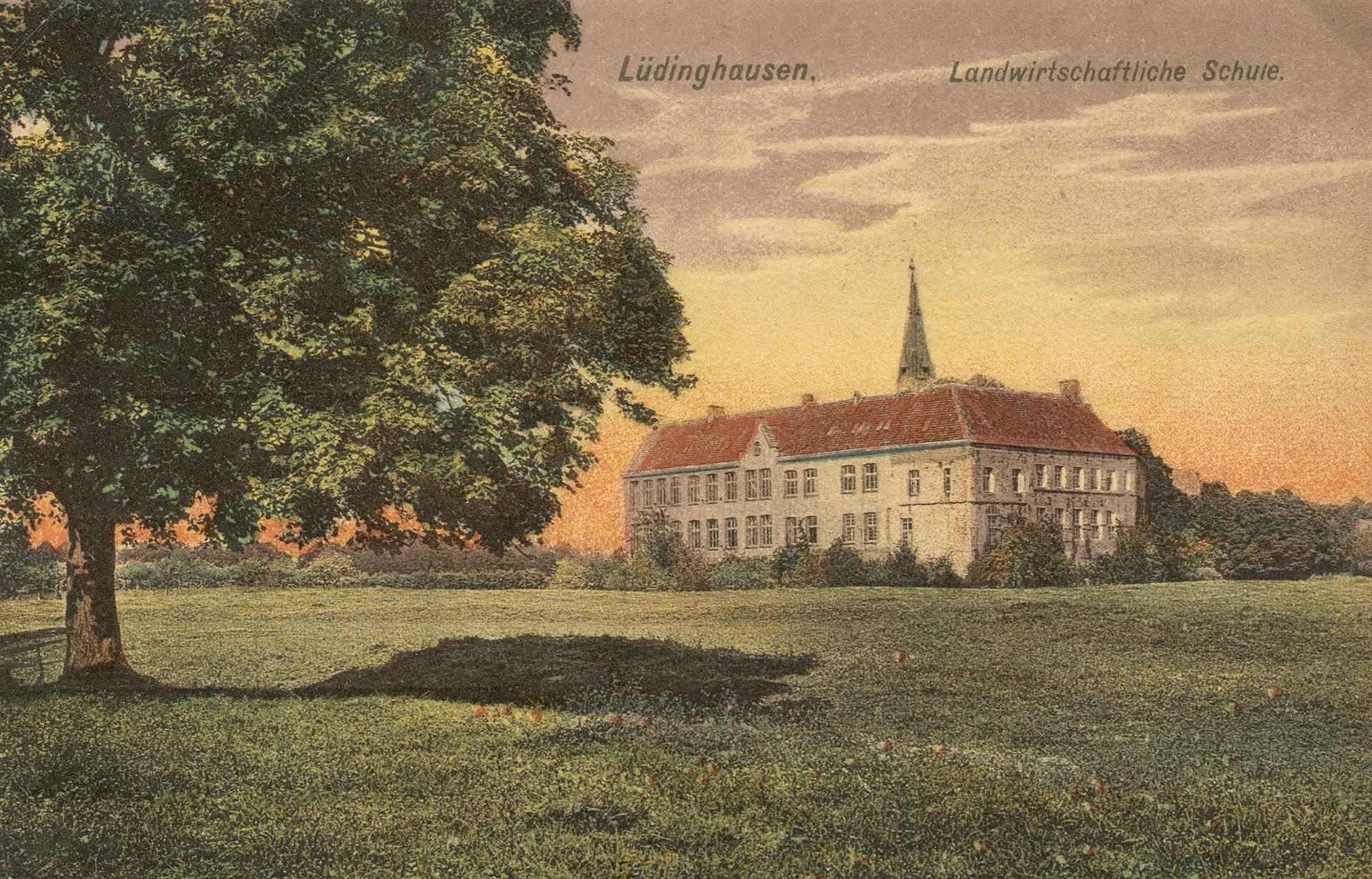 Burg Lüdinghausen - alte Ansicht