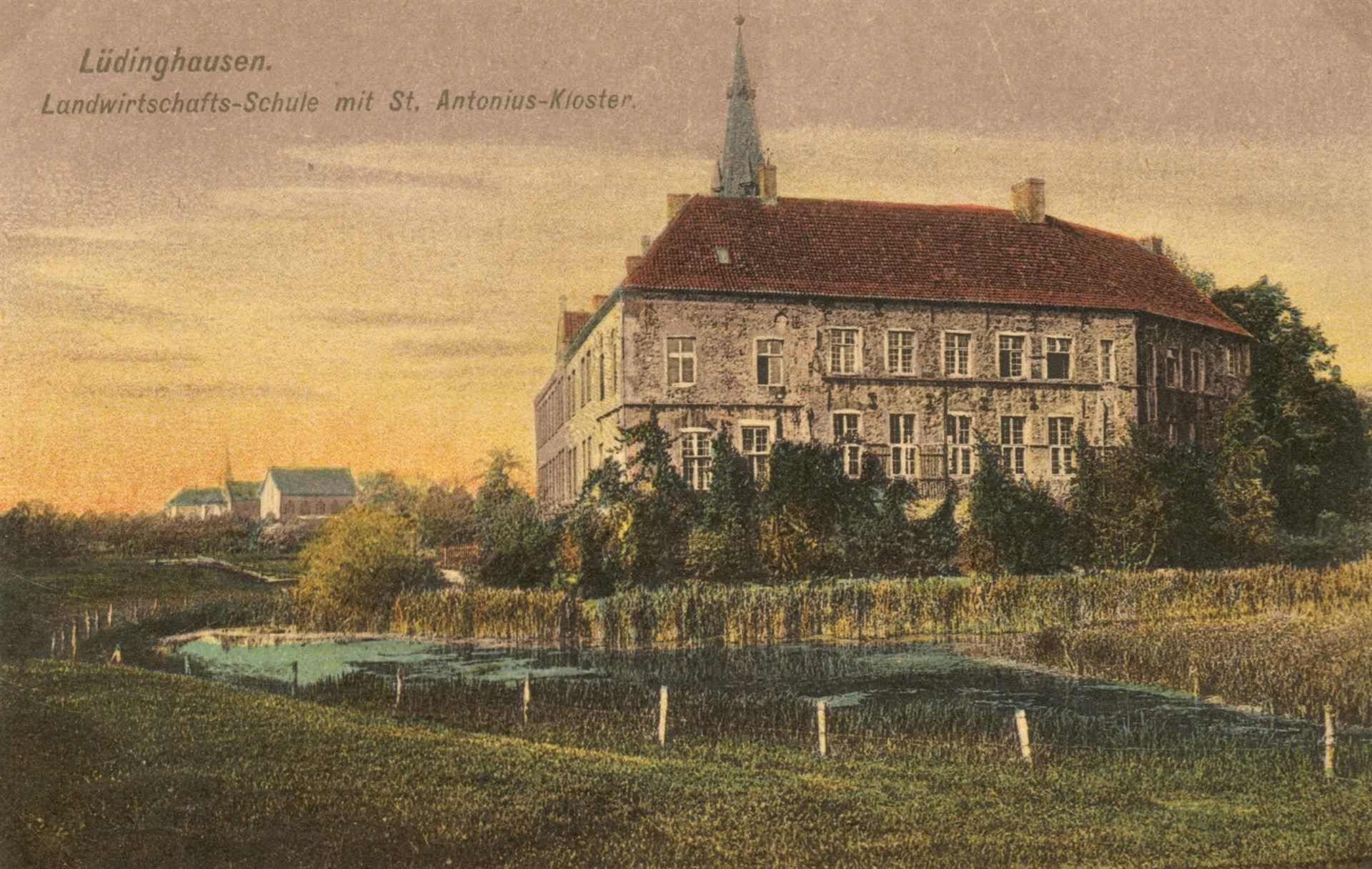 Burg Lüdinghausen - alte Ansicht